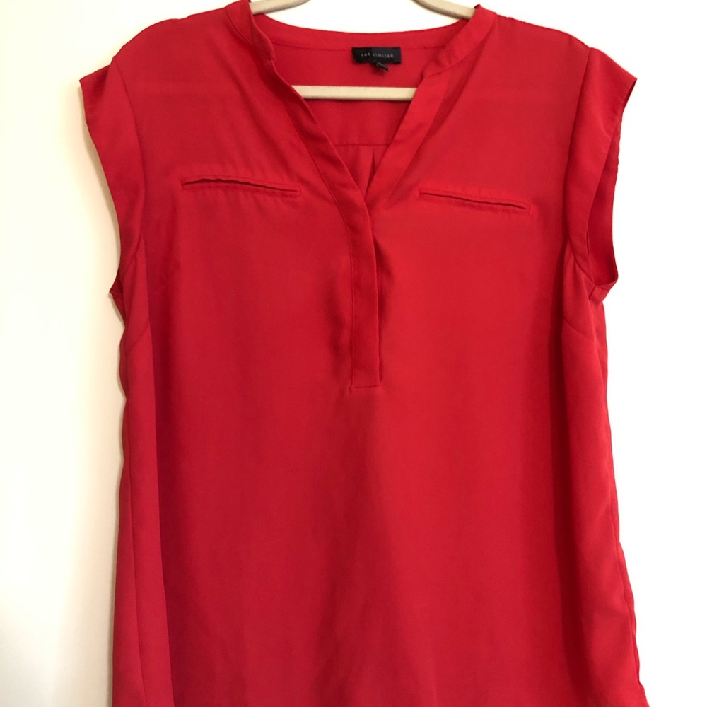 Red Silk Top